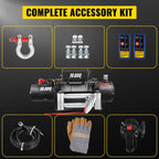 18000LBS Electric Winch 12V Steel Cable Off-road ATV UTV Truck Towing Trailer