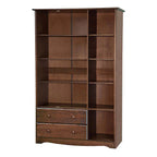 100% Solid Wood Grand Wardrobe Armoire - Mocha