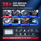 2024 Bidirectional Tool as MK808BT Pro MX808S M808Z, Function as MaxiCheck MX900, 28+ Service, Active Test, All System Diagnose, Injector Coding, FCA Autoauth Android 11