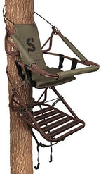 Summit Viper SD Climbing Treestand �� Lightweight Aluminum, Foam Padded Seat, 300 lbs Capacity, Includes Safety Harness