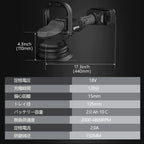 18V Cordless Car Polisher, 15mm Orbit 2000-4800 OPM Portable Buffer Polisher with 7 Variable Speed 2Pcs 4.0Ah Battery, 6 Sponge Pads,2 Wool Pad, Tool Bag for Car Polishing, Waxing