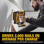ATOMIC Compact Series 20V MAX Pin Nailer 23 Gauge Kit DCN623D1 from