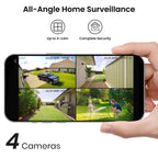 AOSU Security Cameras Wireless Outdoor Home System