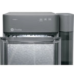 Countertop Nugget Ice Maker | Ice Machine with WiFi Connectivity | Smart Home Kitchen Essentials | Black Stainless