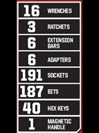 Craftsman 450-Piece Mechanics Set, Ratchet Socket Hand Wrench