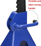 2T Floor Jack Car Trolley Jack Hydraulic Jack Quick Lift Jack with 2pcs Axle Stands 3 Ton