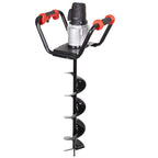 XtremepowerUS 1500W Electric Post Hole Digger with 6′′ Auger Bit, Anti Vibration Handle & Safety Lock for Soil & Fence Posts