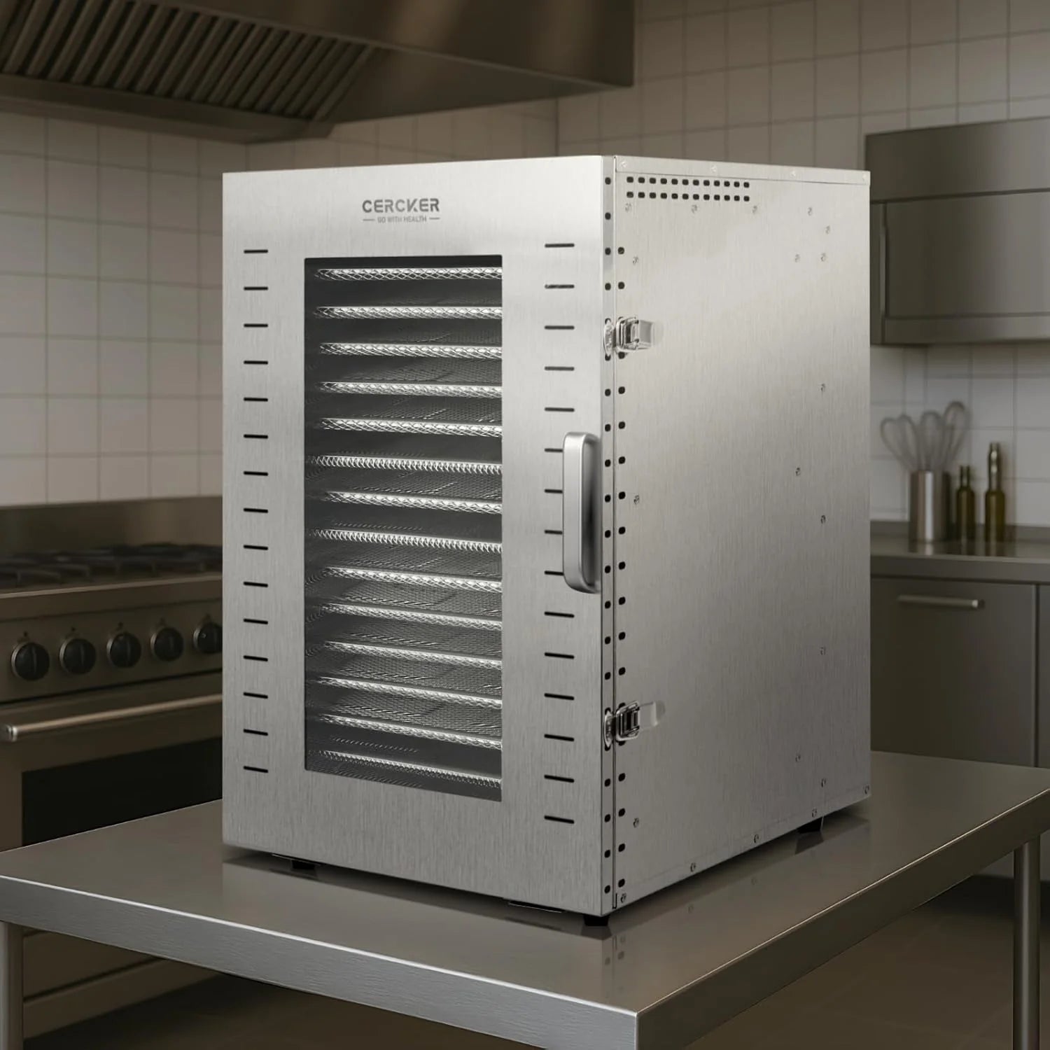 Commercial Food Dehydrator 16 Trays 1500W 70-190掳F Large