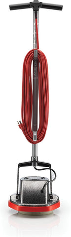 Commercial Orbiter Hard Floor Cleaner Machine, Multi-Purpose Floor Cleaning, Random Orbital Drive, Wide Cleaning Path, 50-Foot Long Cord, ORB550MC, Gray/Red-Oreck