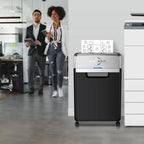 Heavy Duty Paper Shredder, 24-Sheet Cross-Cut Shredder, 40-Min Continuous Running Time, Commercial Grade Shredder for Office, 9-Gallon Big Basket, 55dB Super Quiet, P-4 High Security (S3105)