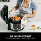 Ninja庐 Foodi庐 10 in 1 6.5 Quart Pro Pressure Cooker Air Fryer Multicooker, Stainless, OS300: Home & Kitchen