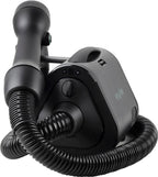 Reverse-Air Hair Dryer with Hair Clips – Black