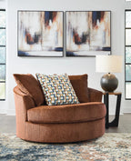 Oversized Swivel Accent Chair
