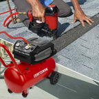 CRAFTSMAN HARD Air Compressor, 10 Gallon 1.8 HP 175 PSI, 4.0CFM@90PSI, Oil Free and Maintenance Free, Portable with Large Wheels, CMXECXA0201041