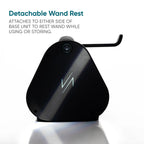 Reverse-Air Hair Dryer with Hair Clips – Black