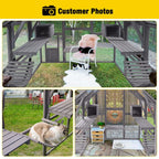 aivituvin Outdoor Cat Run : Large Cat Enclosure