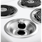 20 in. 4 Burner Element Free-Standing Electric Range in White