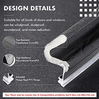 Door Weather Stripping Soundproof Door Seal Strip V-Shaped "Q" Foam Kerf Weather Stripping