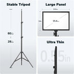 D50 LED Video Light Panel Lights 15.4", 2 Packs 45W 3000K-8000K Bi-Color Dimmable Photography Lighting, CRI 96+ Videography Lighting for Video Shooting/Gaming/Live Stream/Studio/Film
