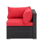 Moshannon Wicker/Rattan 6 - Person Seating Group with Cushions