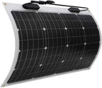 160 Watt 12 Volt Extremely Flexible Monocrystalline Solar Panel �� Ultra Lightweight, Ultra Thin, Up to 248 Degree Arc, for RV, Boats, Roofs, Uneven Surfaces