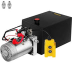12 qt. 12-Volt 3200 PSI Hydraulic Power Pump Electric Dump Trailer Pump with Steel Reservoir for Car Lift 12LDZYCZYYBTX0001V0