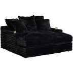 Nestle Chaise Lounge With Dual Cupholders And Charging Ports