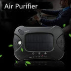 Air Purifier Aroma Diffuser Auto Mist Maker PM 2.5 Eliminator Car Air Purifier with Fresh Air Humidifier USB Air Purifier for Car with HEPA,White