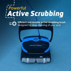 Dolphin Nautilus CC Plus Wi-Fi Automatic Robotic Pool Vacuum Cleaner, Always Cleaning, Never Charging, with Wall Climbing Scrubber Brush, Ideal for In-Ground Pools up to 50 FT in Length