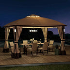 Moorehead 12 Ft. W x 10 Ft. D Steel Patio Gazebo