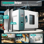 110V 1000W Horizontal Electric Blast Drying Oven 45L/12Gal Lab Forced Air Convection Drying Oven with Intelligent Temperature Controller for Industrial, Schools, Research Institutes