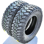 Pair of 2 (TWO) Accelera M/T-01 LT 235/75R15 Load C 6 Ply MT Mud Tires