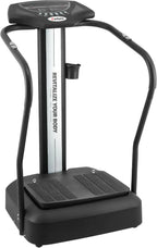 Whole Body Vibration Plate, 500W Vibration Plate Exercise Machine with 99 Levels 3 Preset Modes & 2 Resistance Bands, Training Fitness Vibration Platform Machine for Home Gym with 330lb Capacity