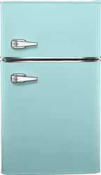 3.1 Cu. ft. Retro Mini Fridge with Top Freezer �� Cool Mint