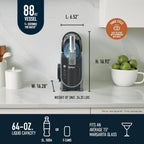 Ninja SLUSHi with RapidChill Technology, 88 oz. Frozen Drink & Slushie Machine, 5 Preset Programs, Margaritas, Frappés, and More