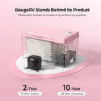 BougeRV 12 Volt Refrigerator 12V Car Fridge 23 Quart Portable Freezer Compressor Cooler 12/24V DC 110~240 Volt AC for Truck Van RV Camper SUV Travel Camping Road Trips Tailgating -7℉~50℉